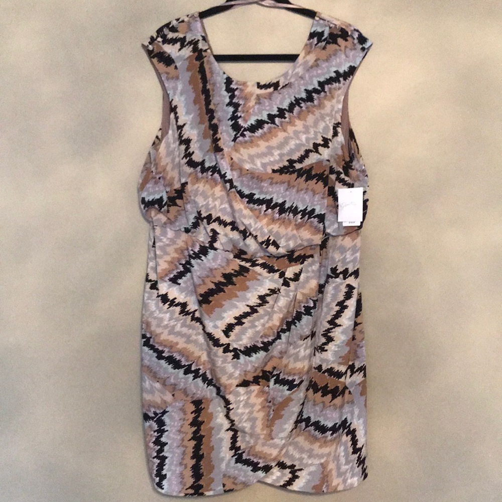 NWT Jessica Simpson 18W abstract dress